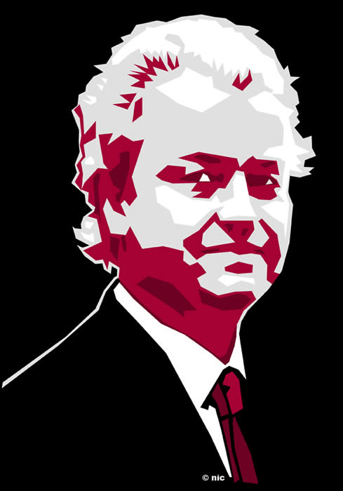 portret Geert Wilders